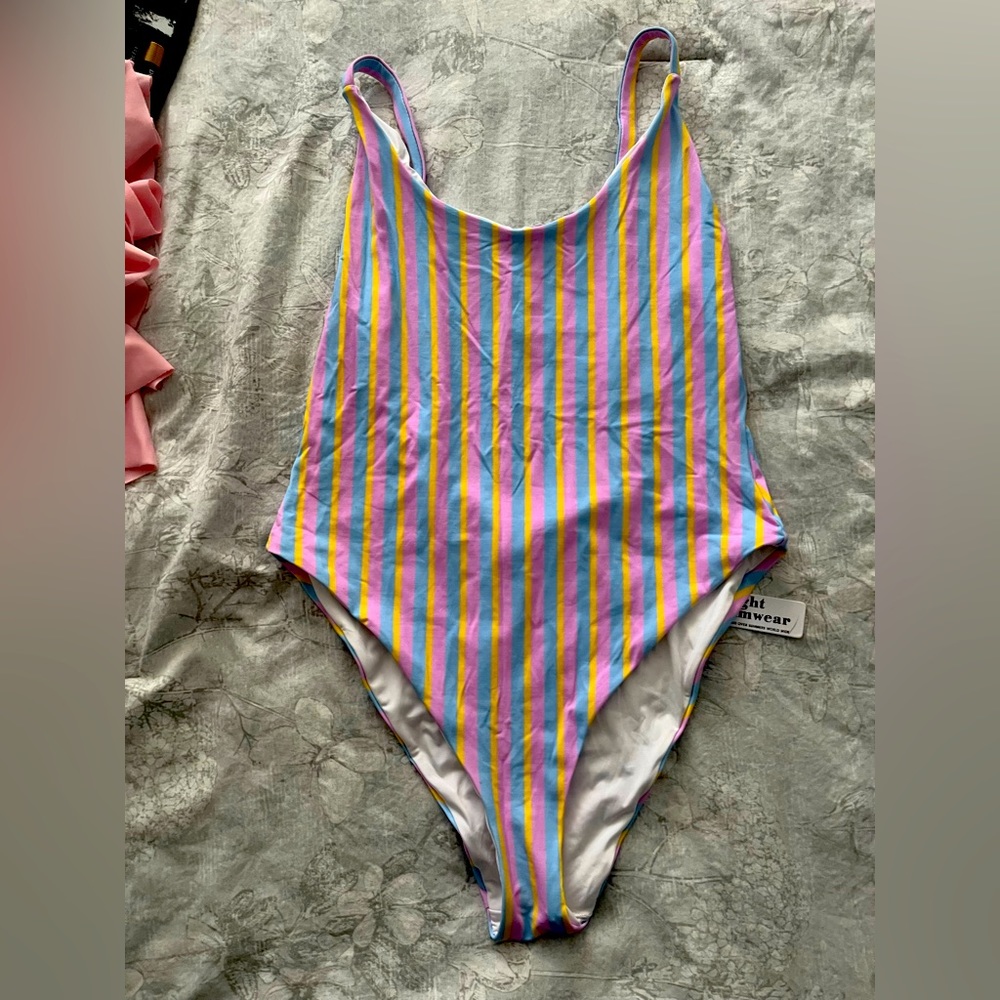 Large swimsuit pink